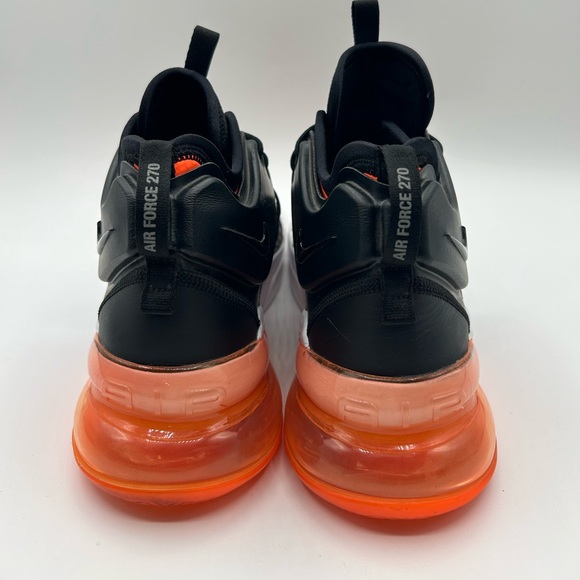 Nike Air Force 270 Safari BLACK/HYPER CRIMSON-WOLF GREY-WHITE Pre Owned Size 9.5 - Picture 5 of 7